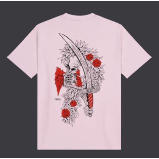 DOLLY NOIRE - Asso di Spade - Outline Tee Pink