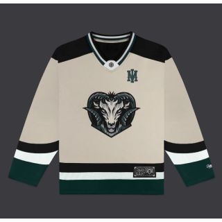 DOLLY NOIRE - GOAT Hockey Crewneck Beige