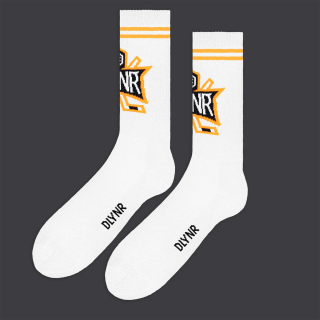 DOLLY NOIRE -  GOAT Jacquard Socks White