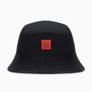 DOLLY NOIRE - Label Bucket Reversible Black/White