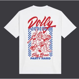 DOLLY NOIRE - Party Hard Tee White