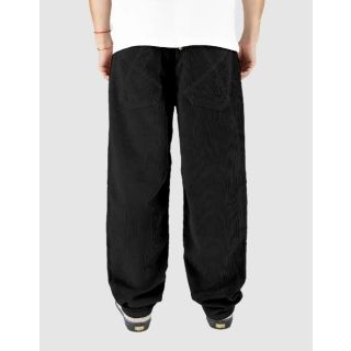 HOME BOY - X-TRA BAGGY CORD PANTS BLACK