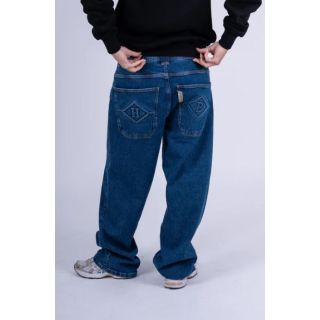 HOME BOY - X-TRA BAGGY DIAMOND DENIM WASHED BLUE