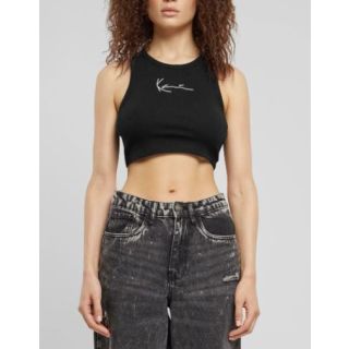 KARL KANI - ESSENTIAL SMALL SIGNATURE - Top - nero