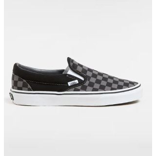 VANS - CLASSIC SLIP ON - Black/Pewyer Checkerboard