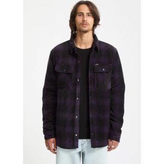 VOLCOM - BOWERED FLEECE OVER-SHIRT - DARK PURPLE