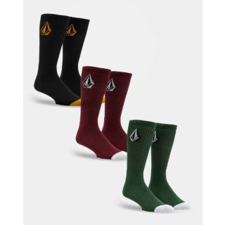 VOLCOM - FULL STONE MIX 3PK - Calzettoni - mix