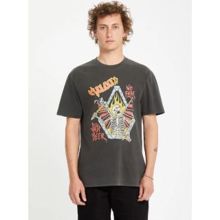 VOLCOM - JUST BEER T-SHIRT - BLACK