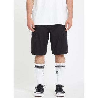 VOLCOM - STRANGE TRIPPER 22" CARGO SHORT - BLACK