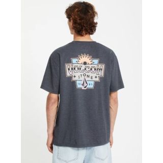 VOLCOM - SURE THING T-SHIRT - HEATHER BLACK