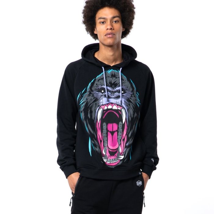 DOLLY NOIRE GORILLA HOODIE BLACK SW230