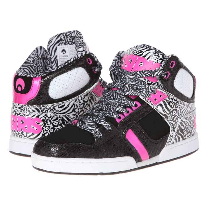 OSIRIS NYC83 SLIM SCARPA NERA ROSA E BIANCA DONNA SPRING 14